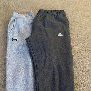 Under Armour and Nike men’s Jogger Pants - Gray